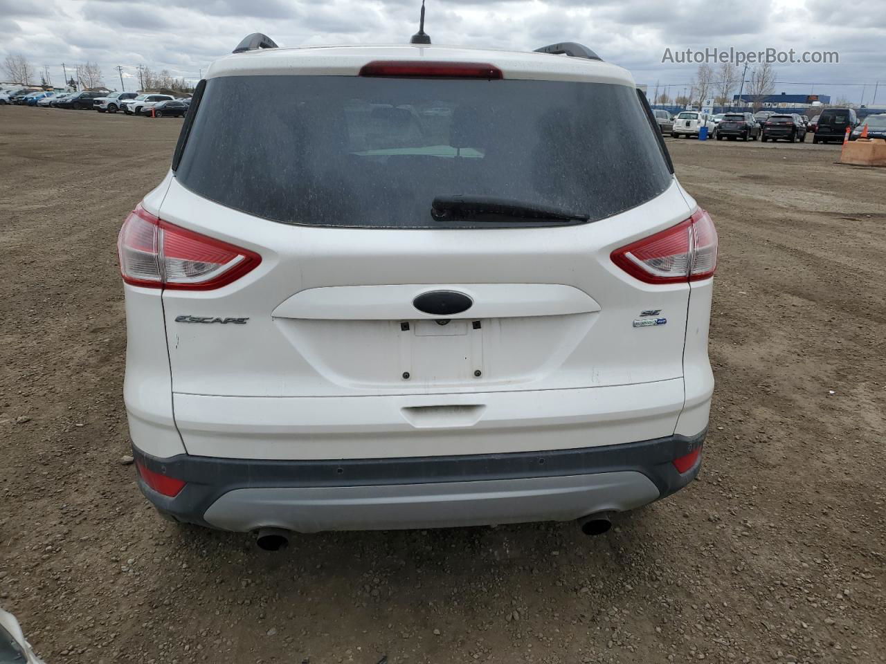 2014 Ford Escape Se White vin: 1FMCU9G98EUD04795