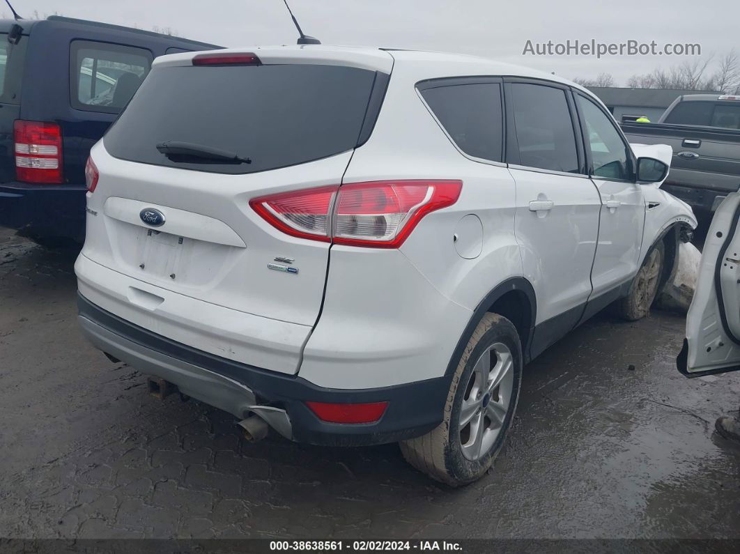 2016 Ford Escape Se White vin: 1FMCU9G98GUA62917