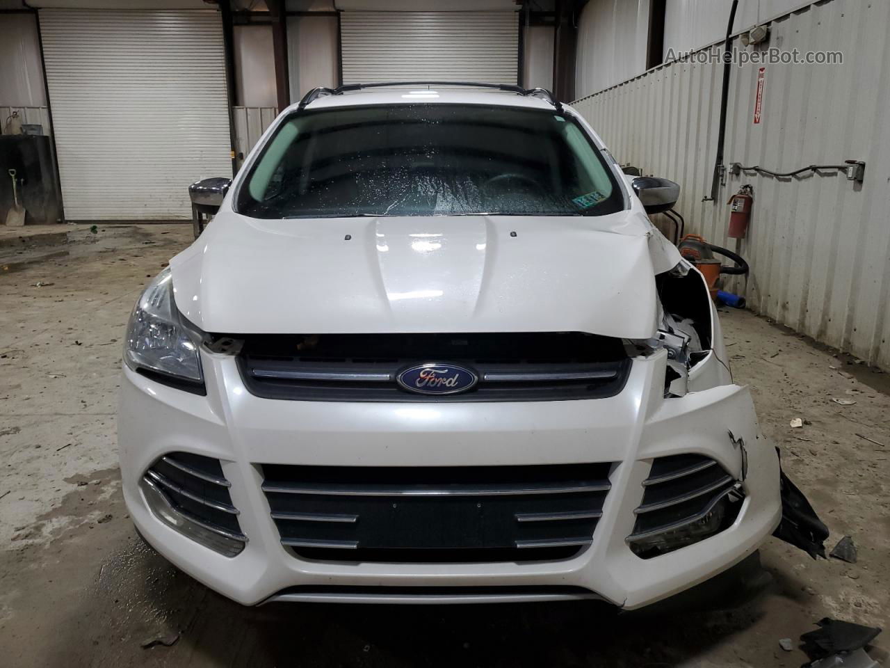 2016 Ford Escape Se White vin: 1FMCU9G98GUB80918