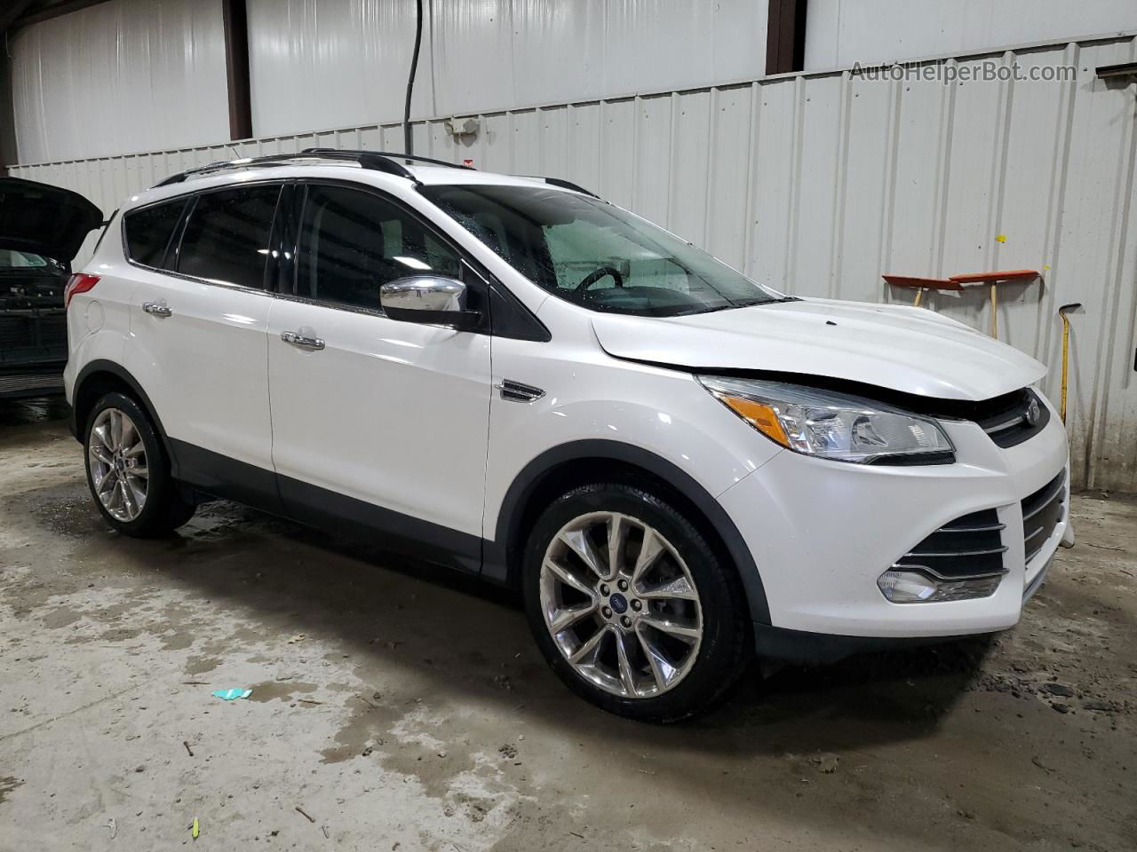 2016 Ford Escape Se White vin: 1FMCU9G98GUB80918