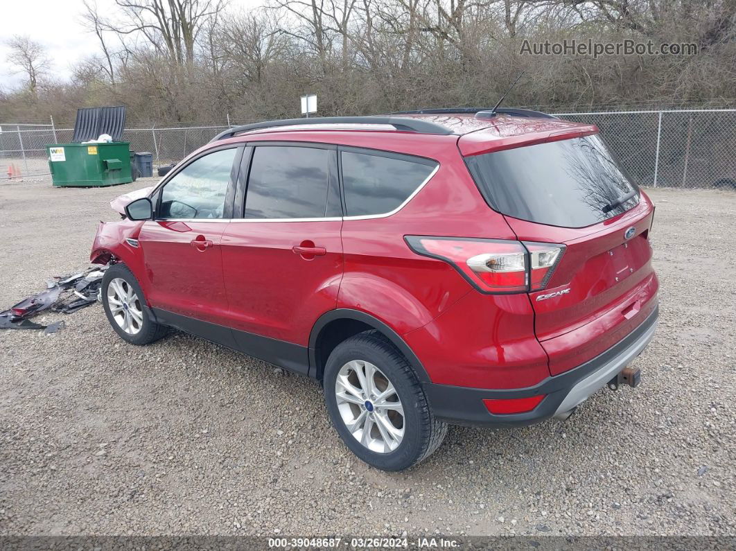 2017 Ford Escape Se Red vin: 1FMCU9G98HUA92873