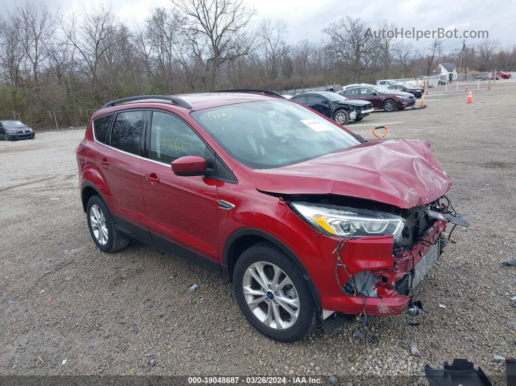 2017 Ford Escape Se Red vin: 1FMCU9G98HUA92873