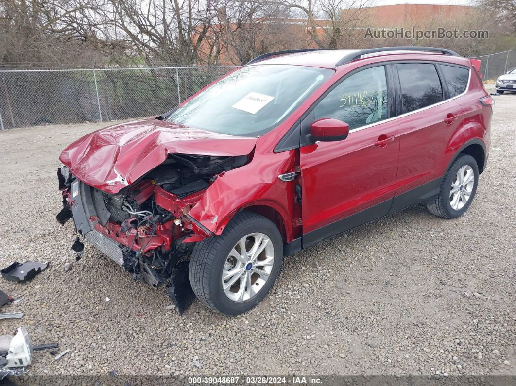 2017 Ford Escape Se Red vin: 1FMCU9G98HUA92873