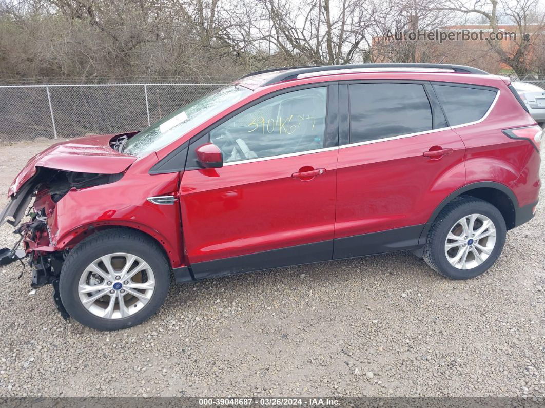 2017 Ford Escape Se Red vin: 1FMCU9G98HUA92873