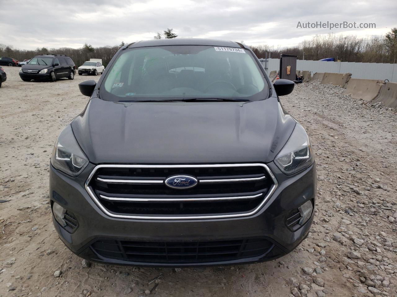 2017 Ford Escape Se Gray vin: 1FMCU9G98HUB33616