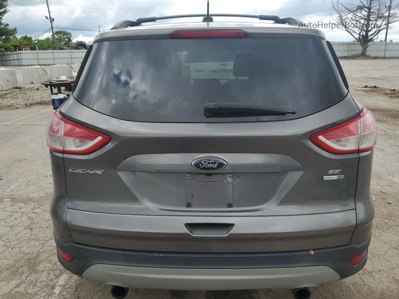 2013 Ford Escape Se Gray vin: 1FMCU9G99DUA05945