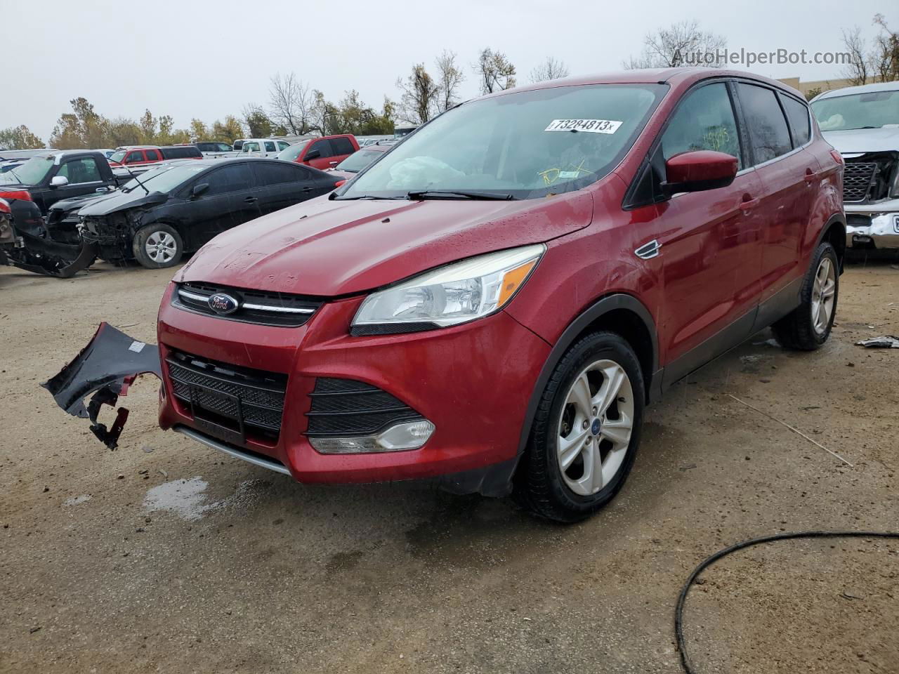 2013 Ford Escape Se Red vin: 1FMCU9G99DUC23867