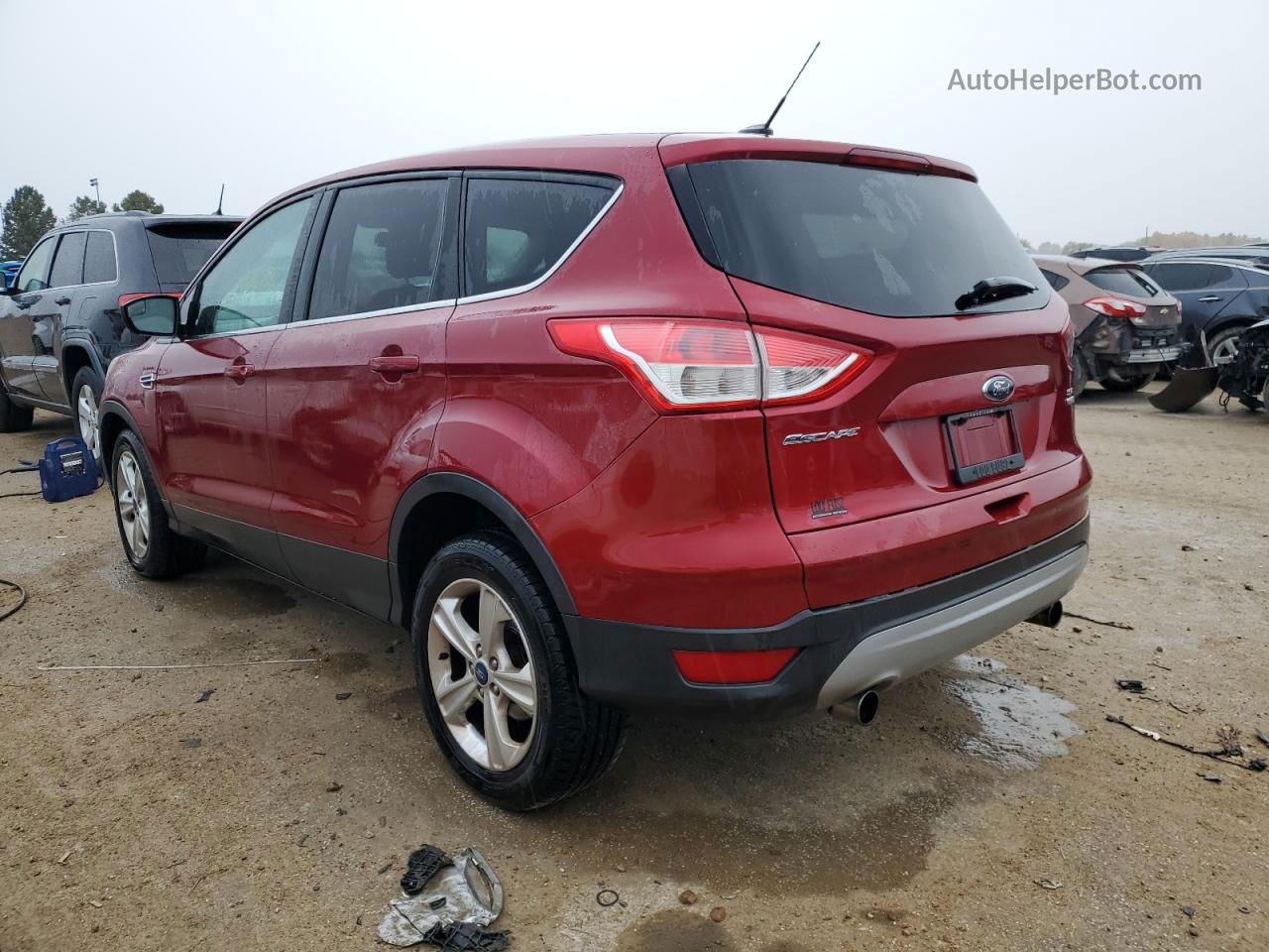 2013 Ford Escape Se Red vin: 1FMCU9G99DUC23867