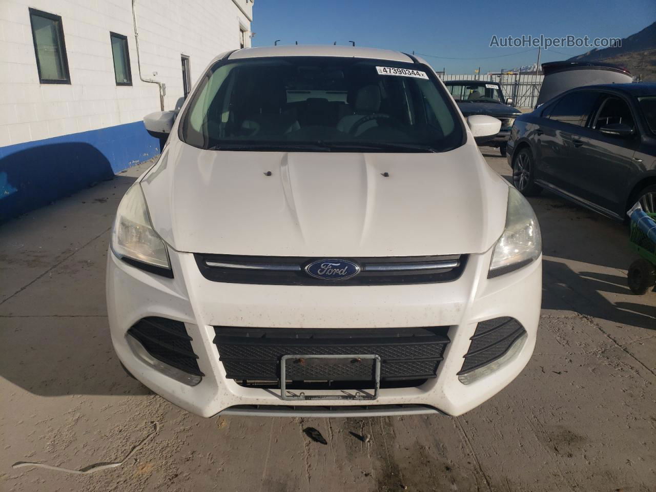 2013 Ford Escape Se White vin: 1FMCU9G99DUD27940