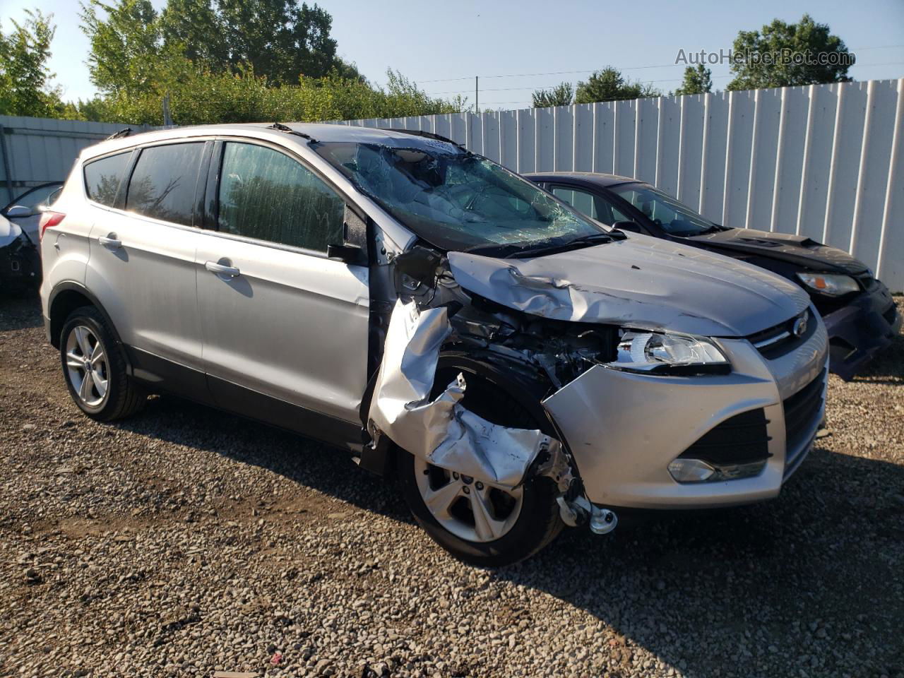 2014 Ford Escape Se Silver vin: 1FMCU9G99EUA11889