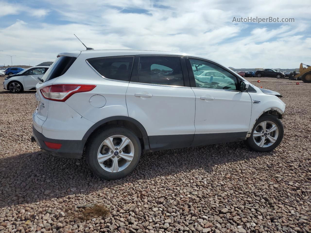 2014 Ford Escape Se White vin: 1FMCU9G99EUA84499