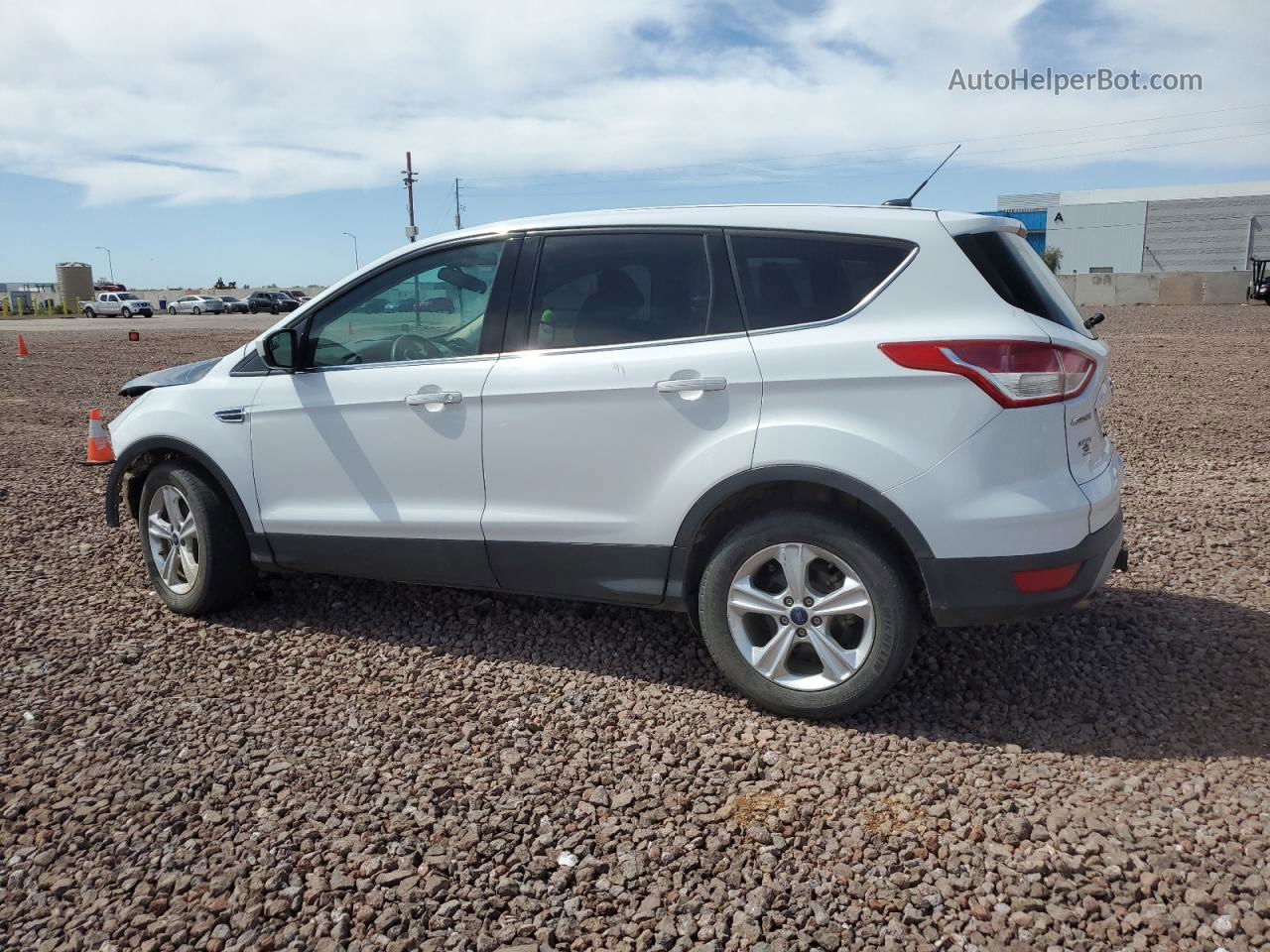 2014 Ford Escape Se White vin: 1FMCU9G99EUA84499