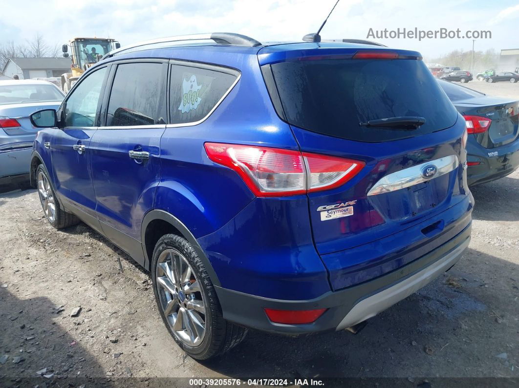 2015 Ford Escape Se Blue vin: 1FMCU9G99FUB28941