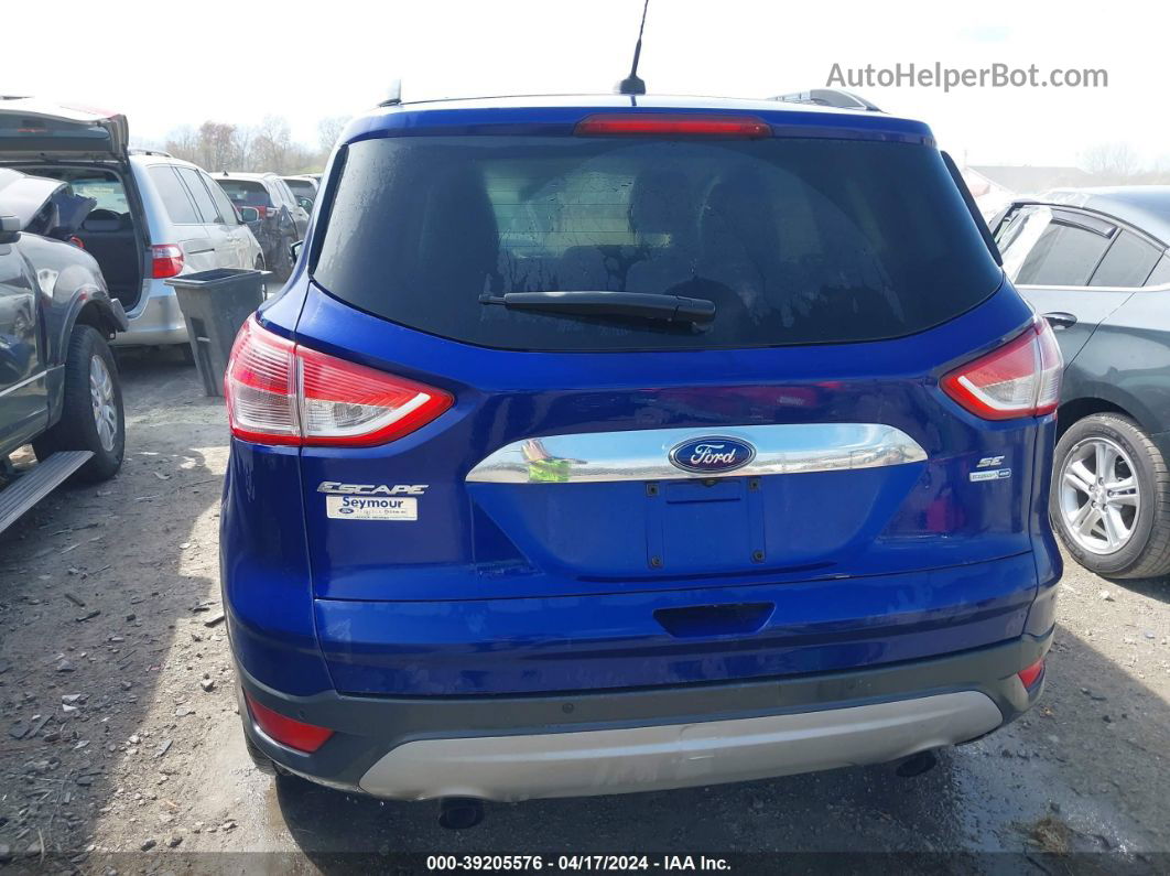 2015 Ford Escape Se Blue vin: 1FMCU9G99FUB28941