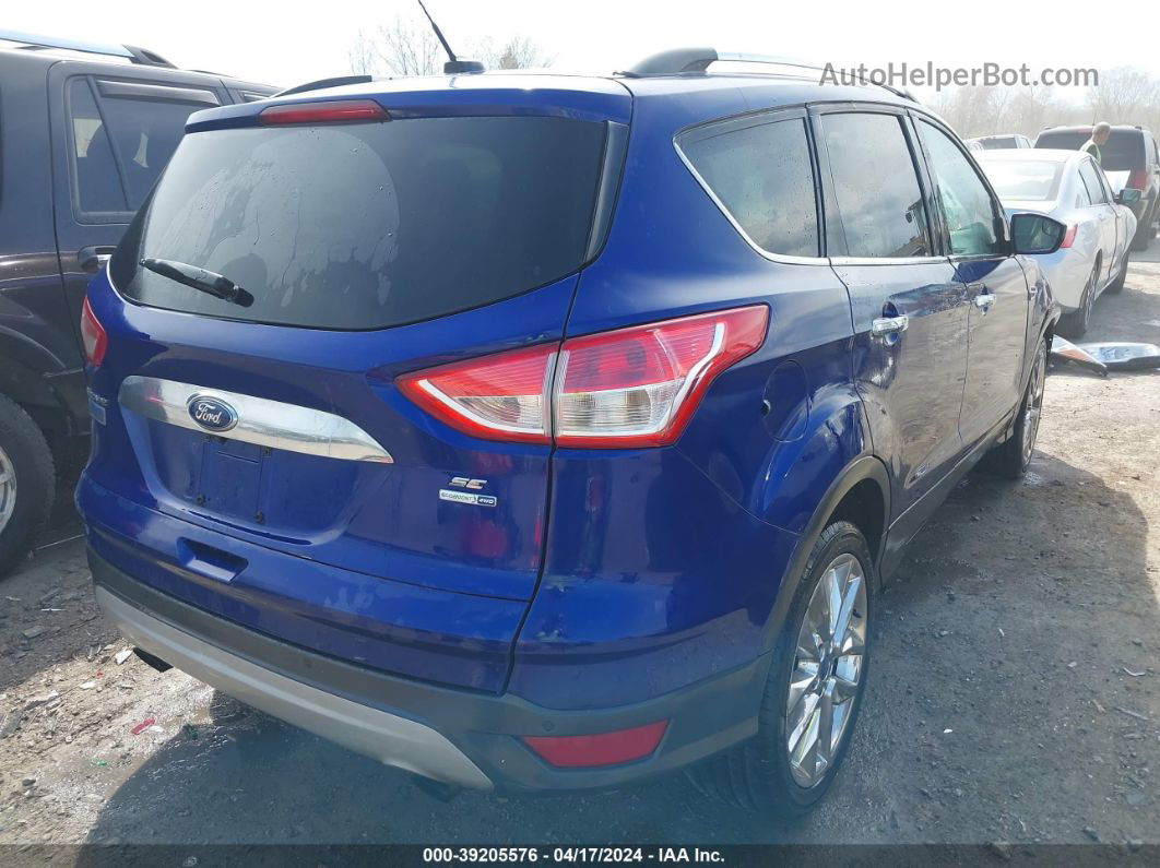 2015 Ford Escape Se Blue vin: 1FMCU9G99FUB28941