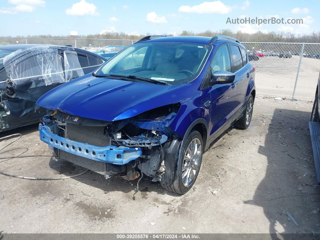 2015 Ford Escape Se Blue vin: 1FMCU9G99FUB28941