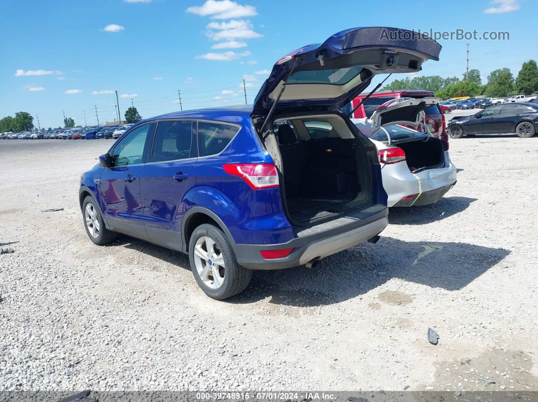 2015 Ford Escape Se Blue vin: 1FMCU9G99FUB73734