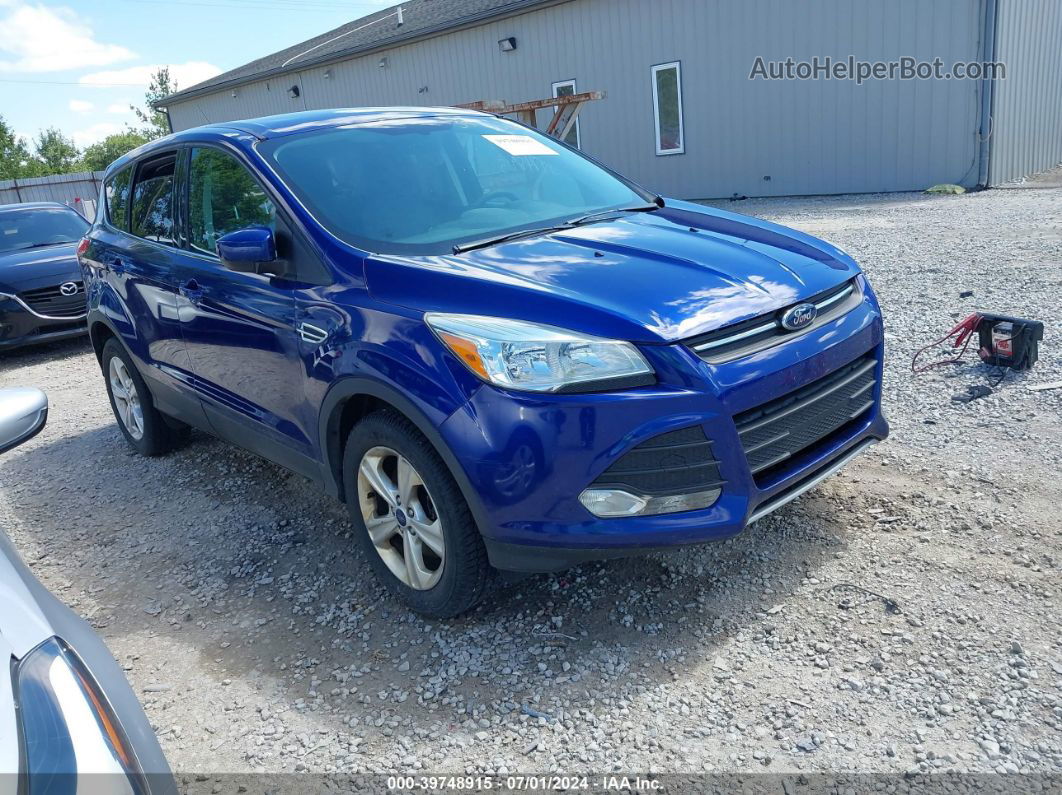 2015 Ford Escape Se Blue vin: 1FMCU9G99FUB73734