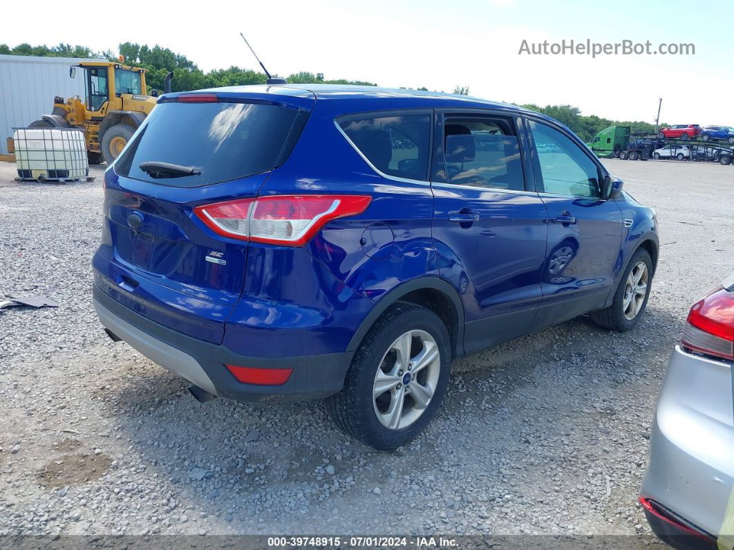 2015 Ford Escape Se Blue vin: 1FMCU9G99FUB73734