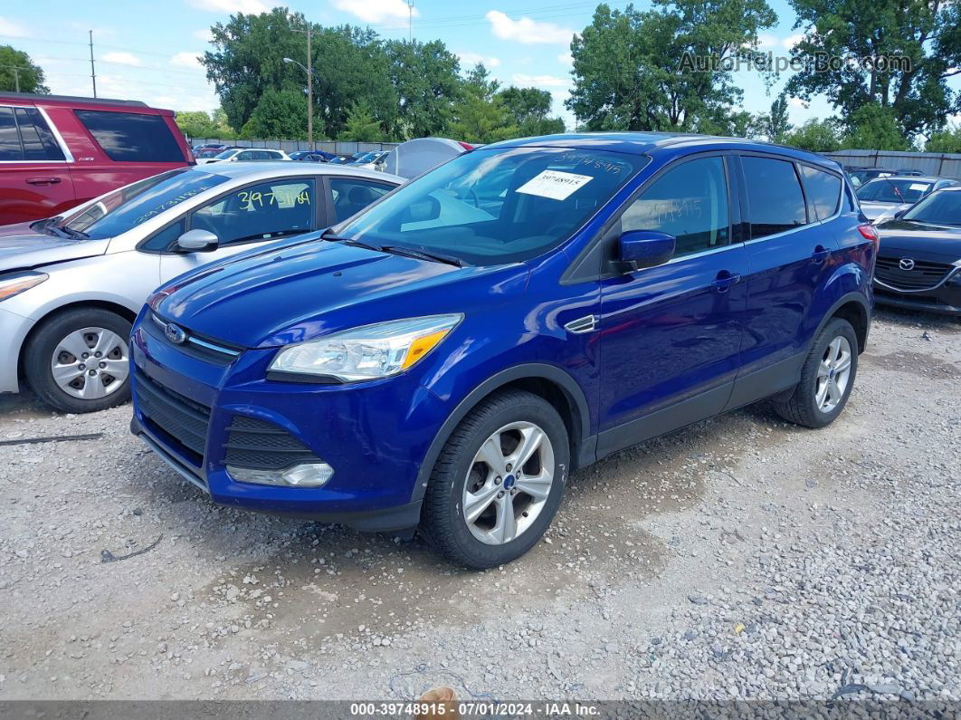 2015 Ford Escape Se Blue vin: 1FMCU9G99FUB73734