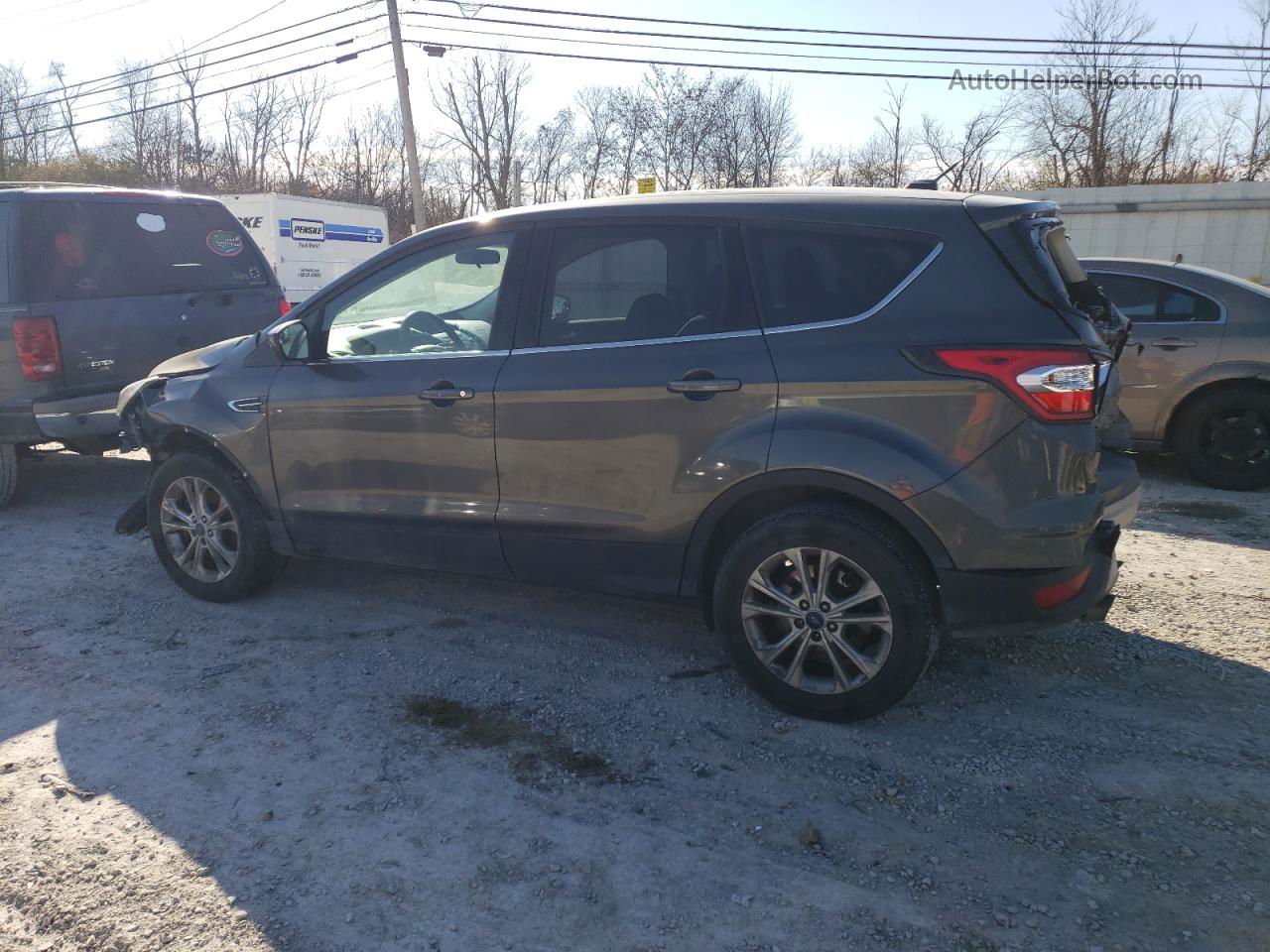 2017 Ford Escape Se Gray vin: 1FMCU9G99HUA51619