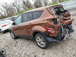 2017 Ford Escape Se Brown vin: 1FMCU9G99HUB04917