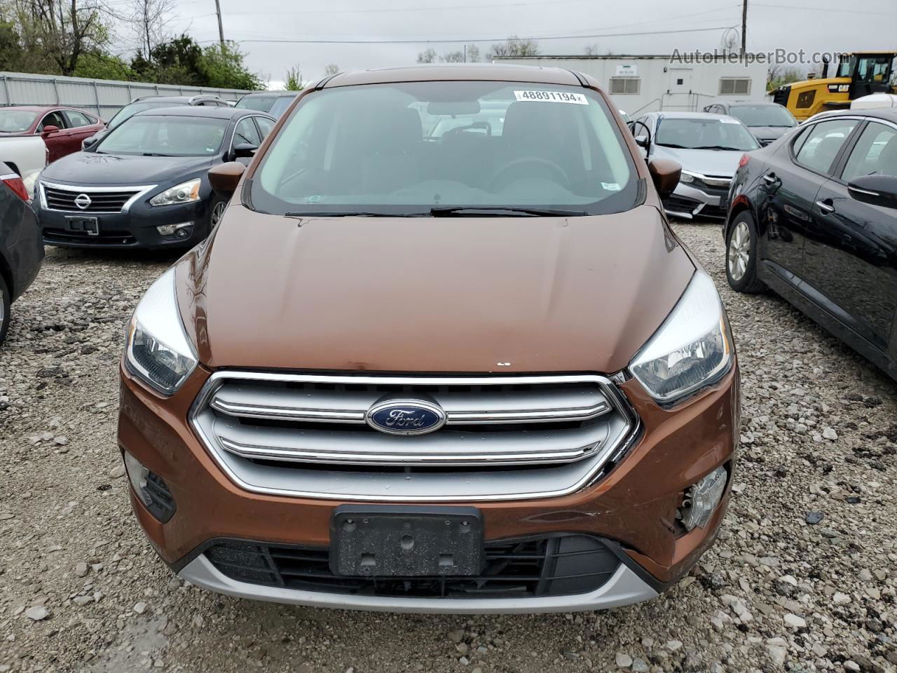 2017 Ford Escape Se Brown vin: 1FMCU9G99HUB04917