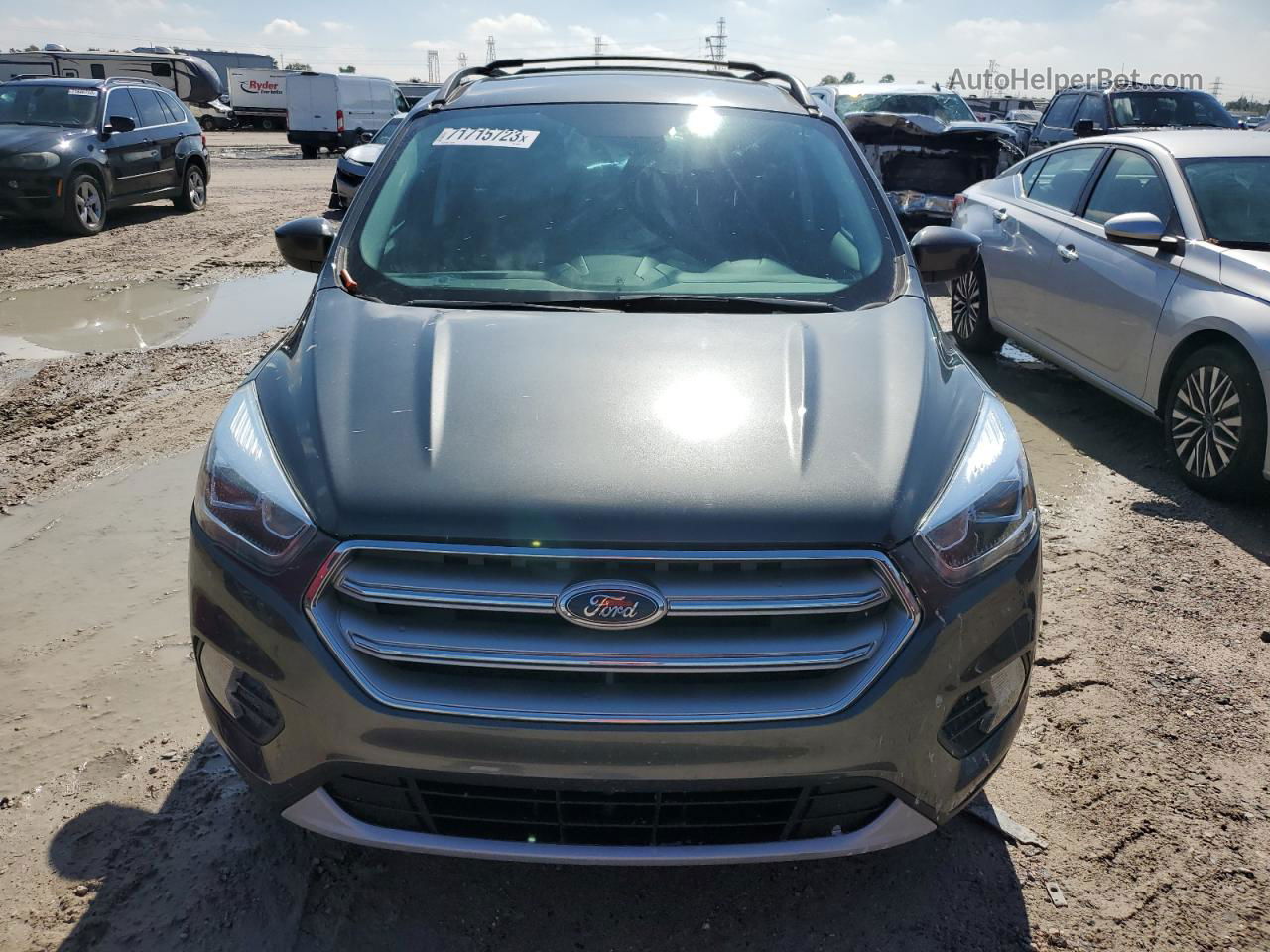 2017 Ford Escape Se Black vin: 1FMCU9G99HUC58821