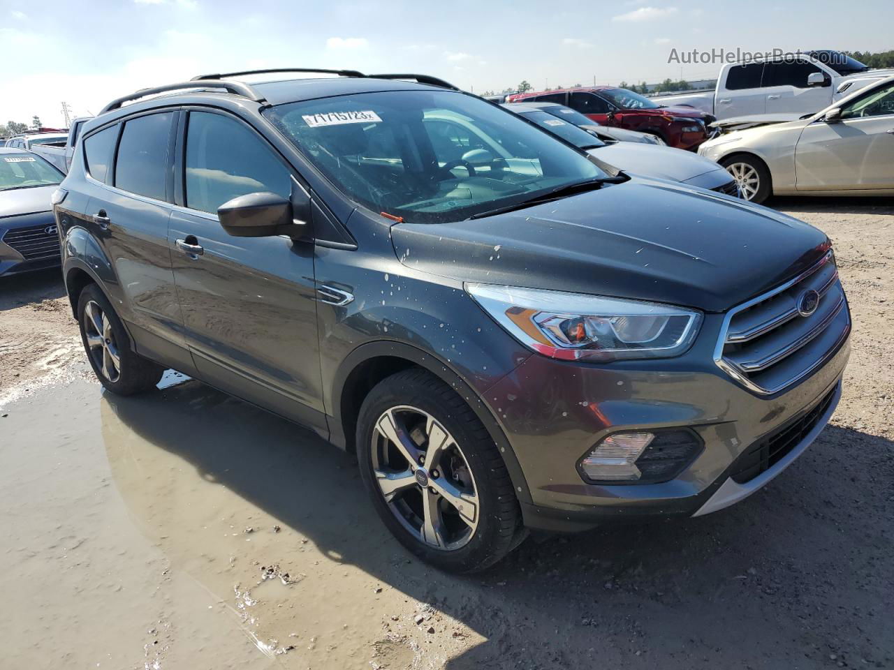 2017 Ford Escape Se Black vin: 1FMCU9G99HUC58821