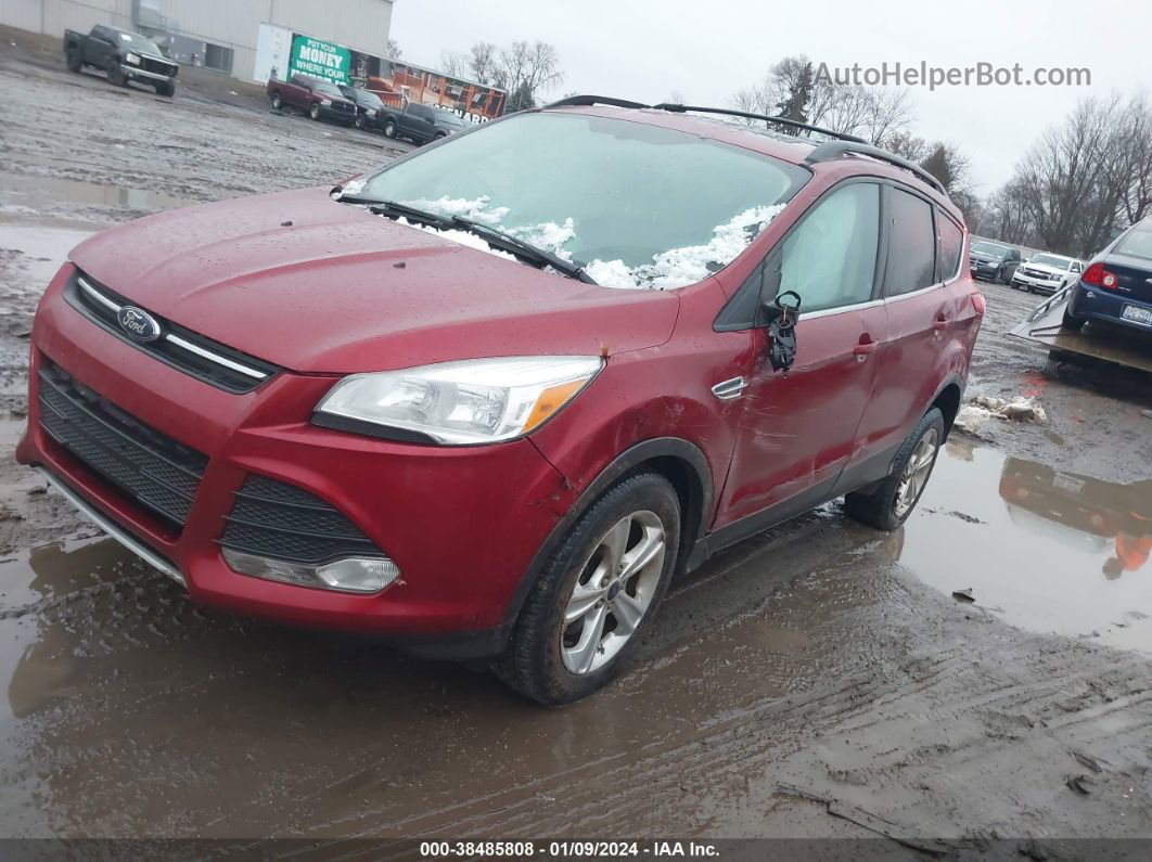 2013 Ford Escape Se Red vin: 1FMCU9G9XDUD16249