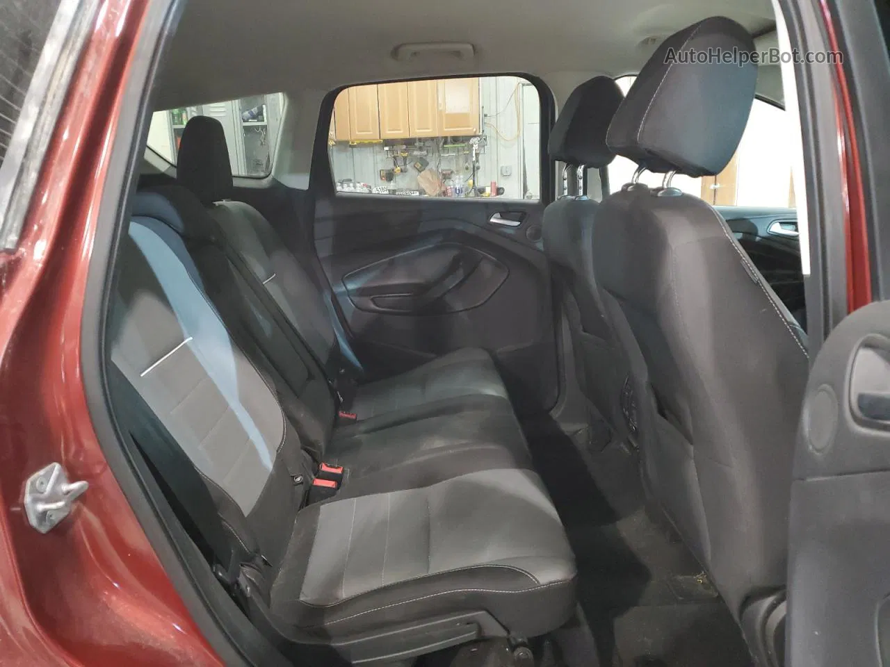 2014 Ford Escape Se Красный vin: 1FMCU9G9XEUC21286