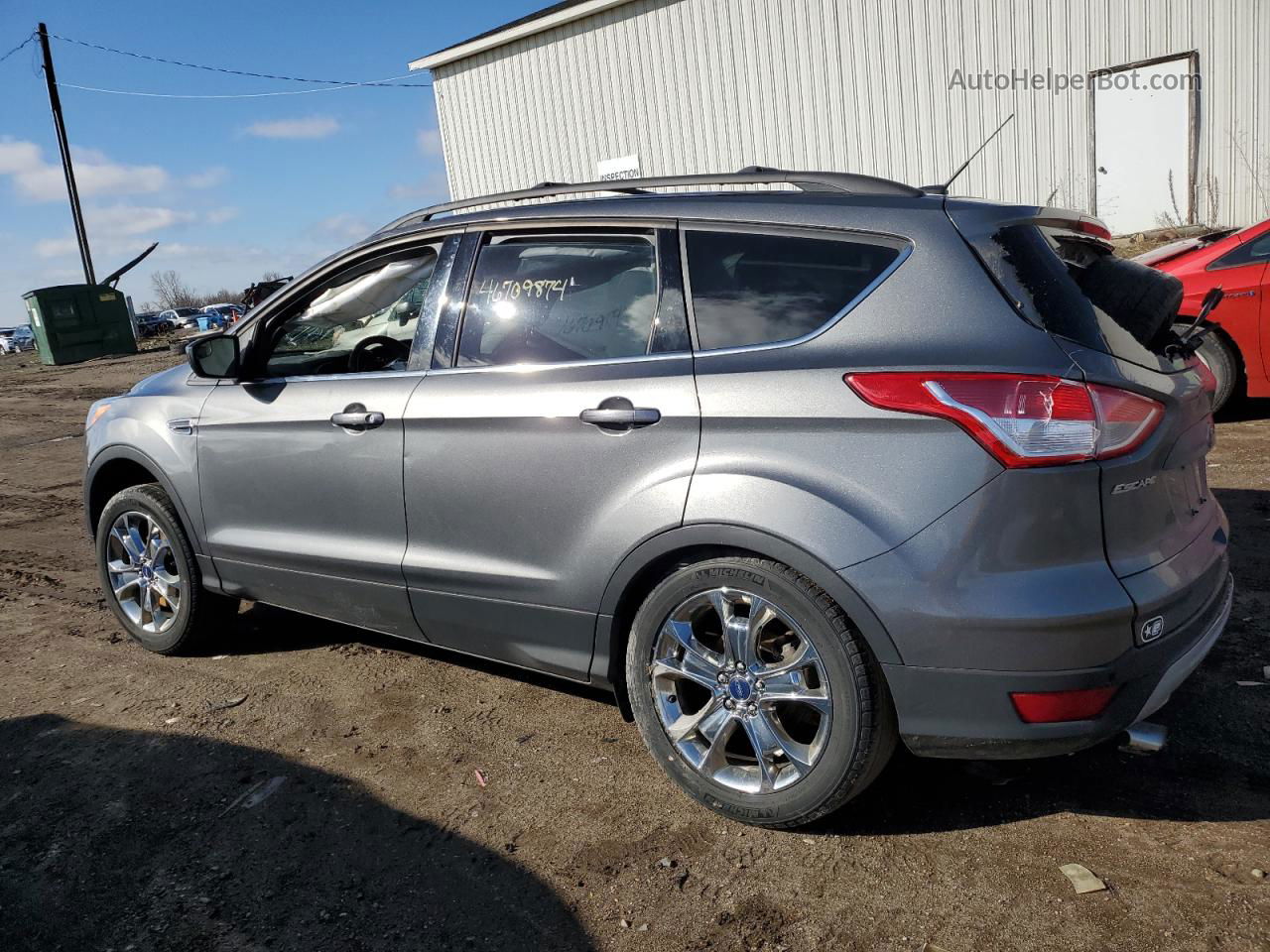 2014 Ford Escape Se Gray vin: 1FMCU9G9XEUE56710