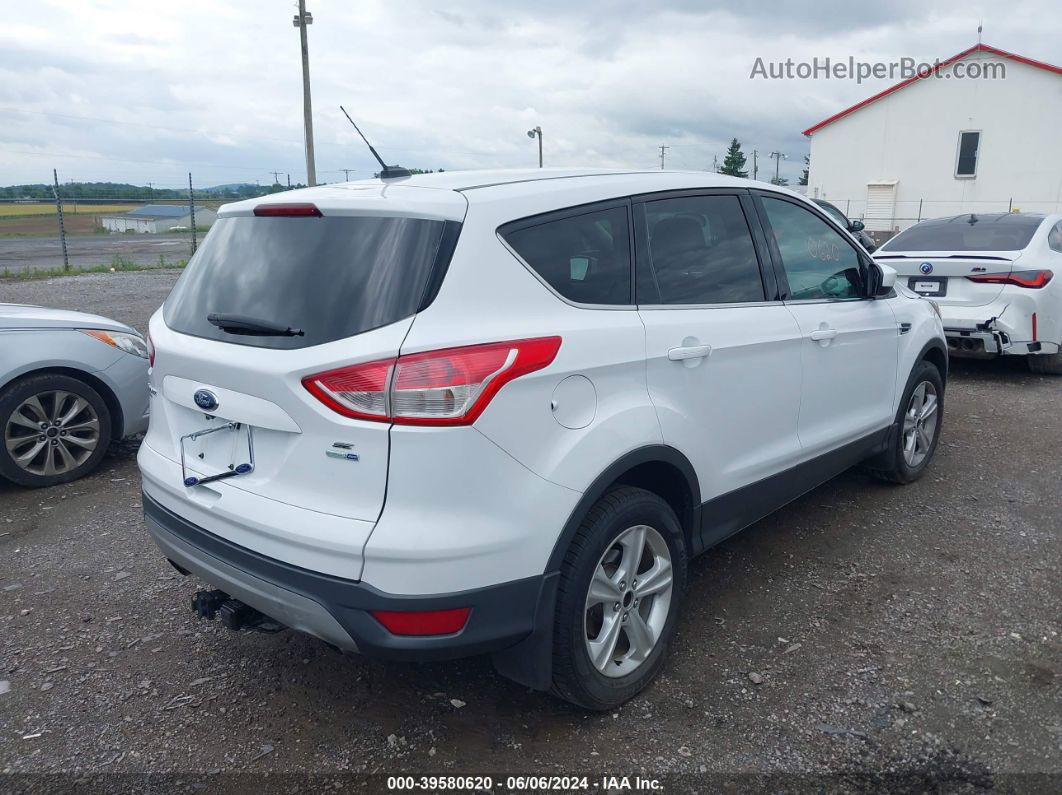 2015 Ford Escape Se White vin: 1FMCU9G9XFUA11028