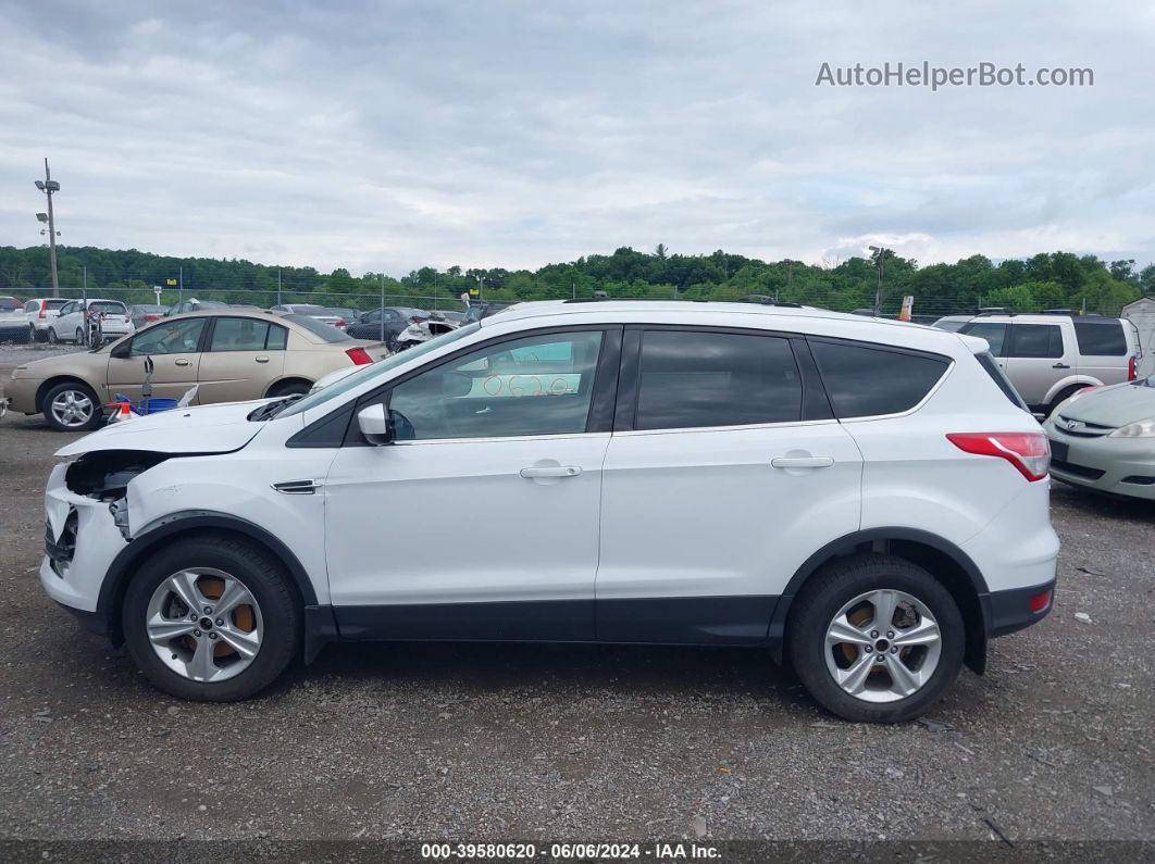 2015 Ford Escape Se White vin: 1FMCU9G9XFUA11028