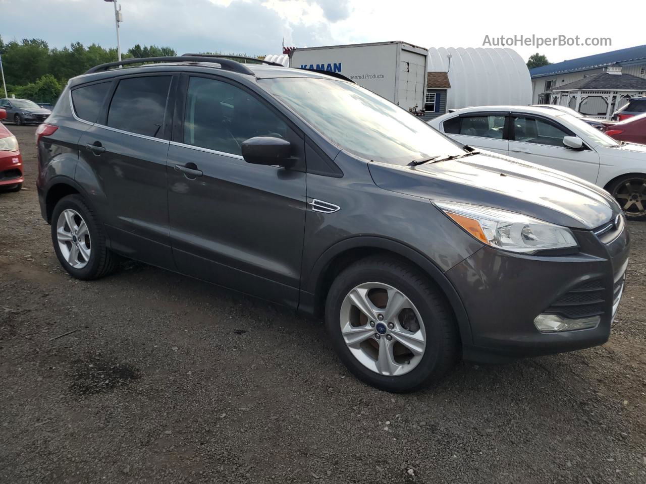 2015 Ford Escape Se Gray vin: 1FMCU9G9XFUB46784