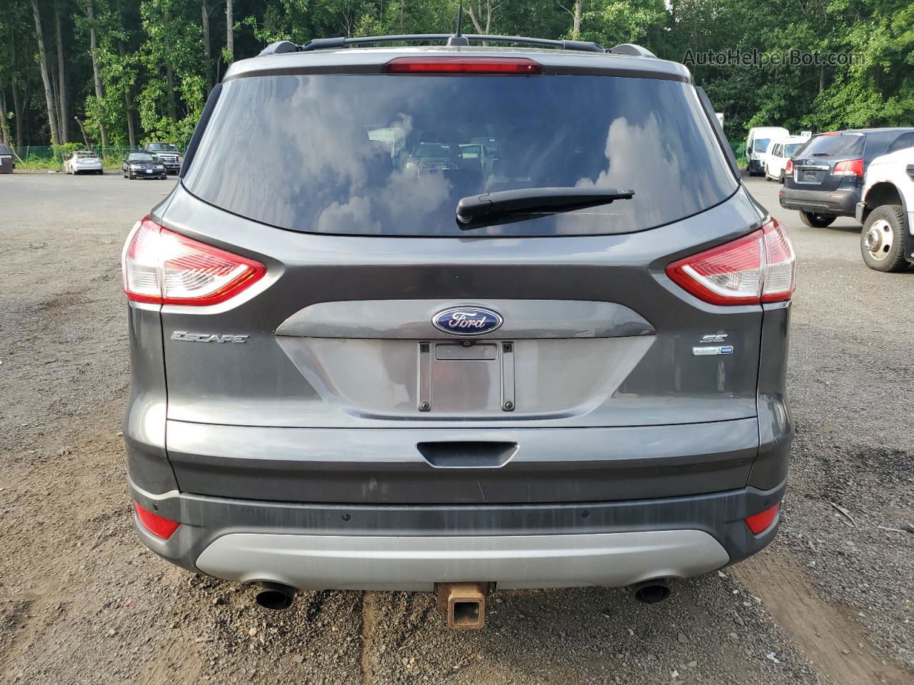 2015 Ford Escape Se Gray vin: 1FMCU9G9XFUB46784