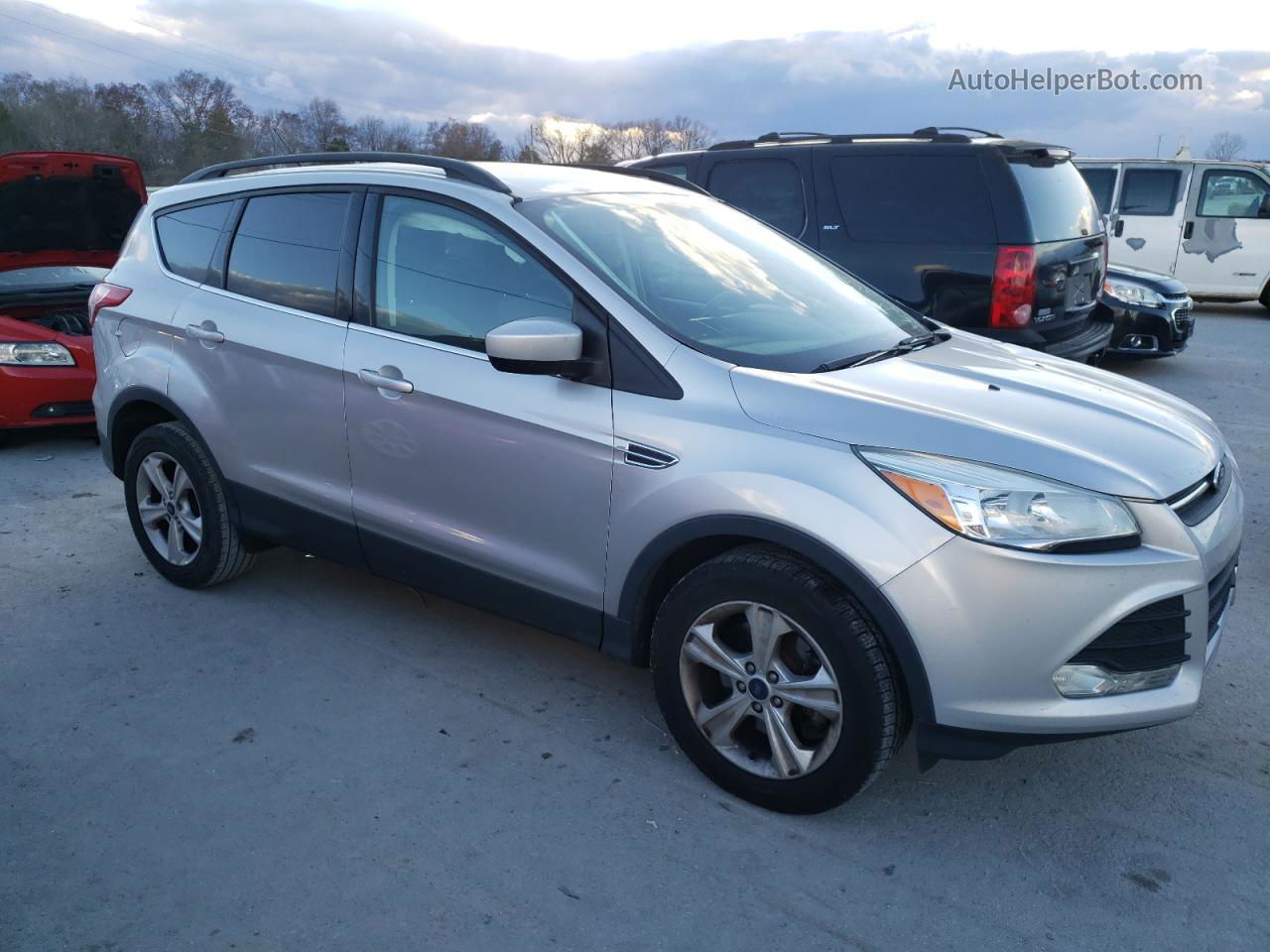 2016 Ford Escape Se Silver vin: 1FMCU9G9XGUA62840