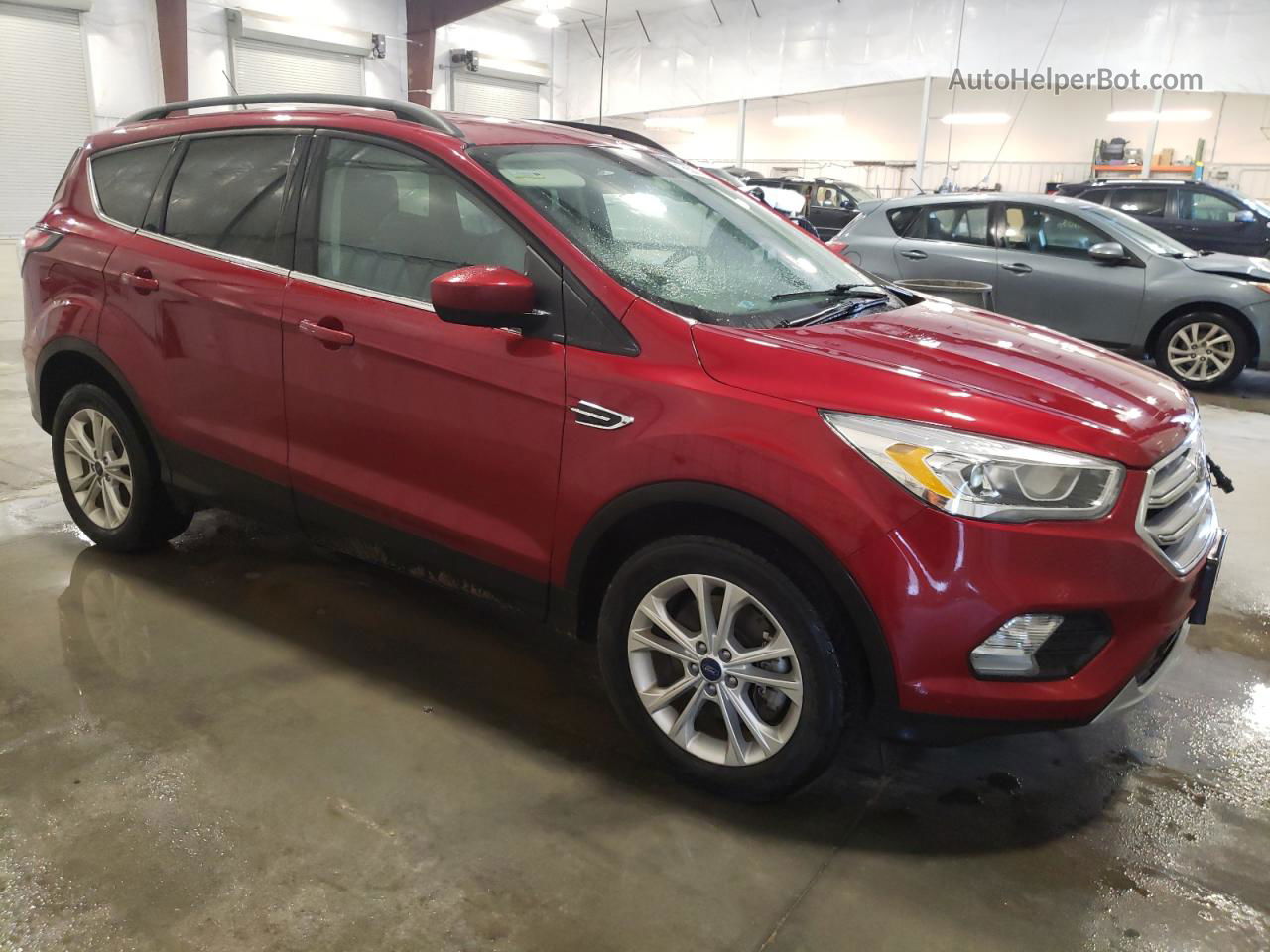 2017 Ford Escape Se Red vin: 1FMCU9G9XHUB02576