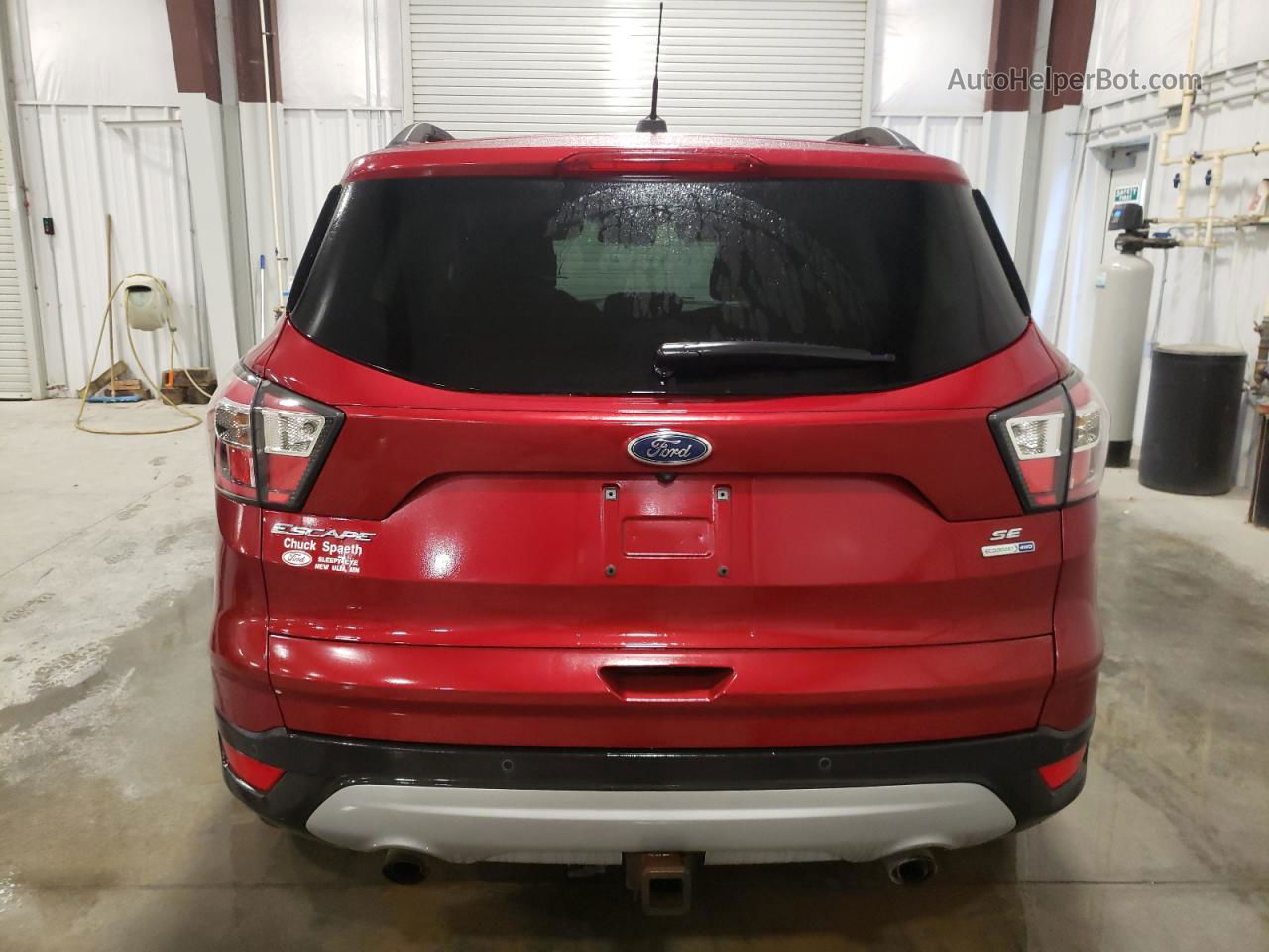 2017 Ford Escape Se Red vin: 1FMCU9G9XHUB02576