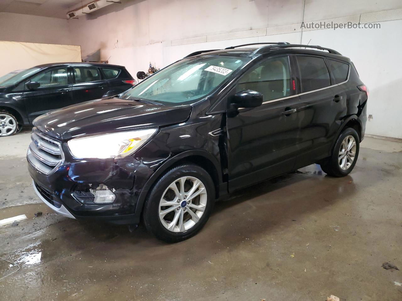 2017 Ford Escape Se Black vin: 1FMCU9G9XHUE15417