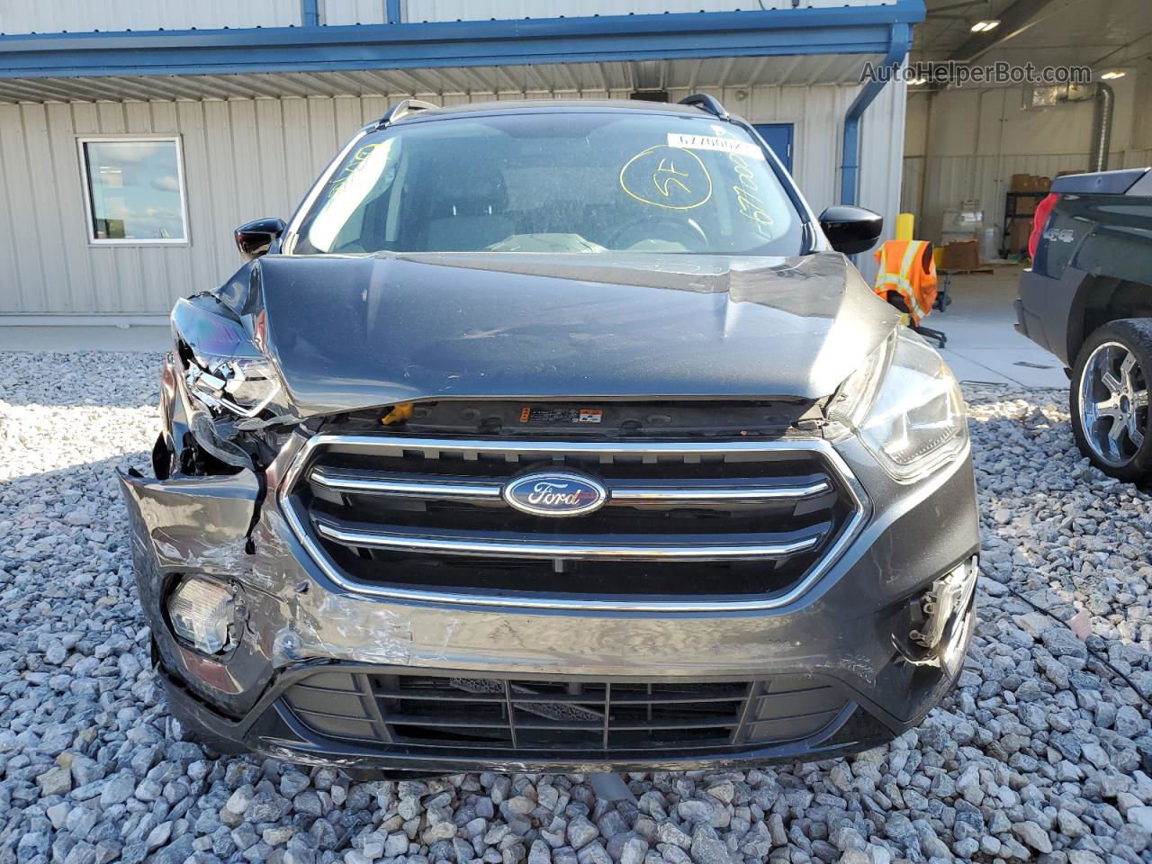 2017 Ford Escape Se Gray vin: 1FMCU9GD0HUB59759