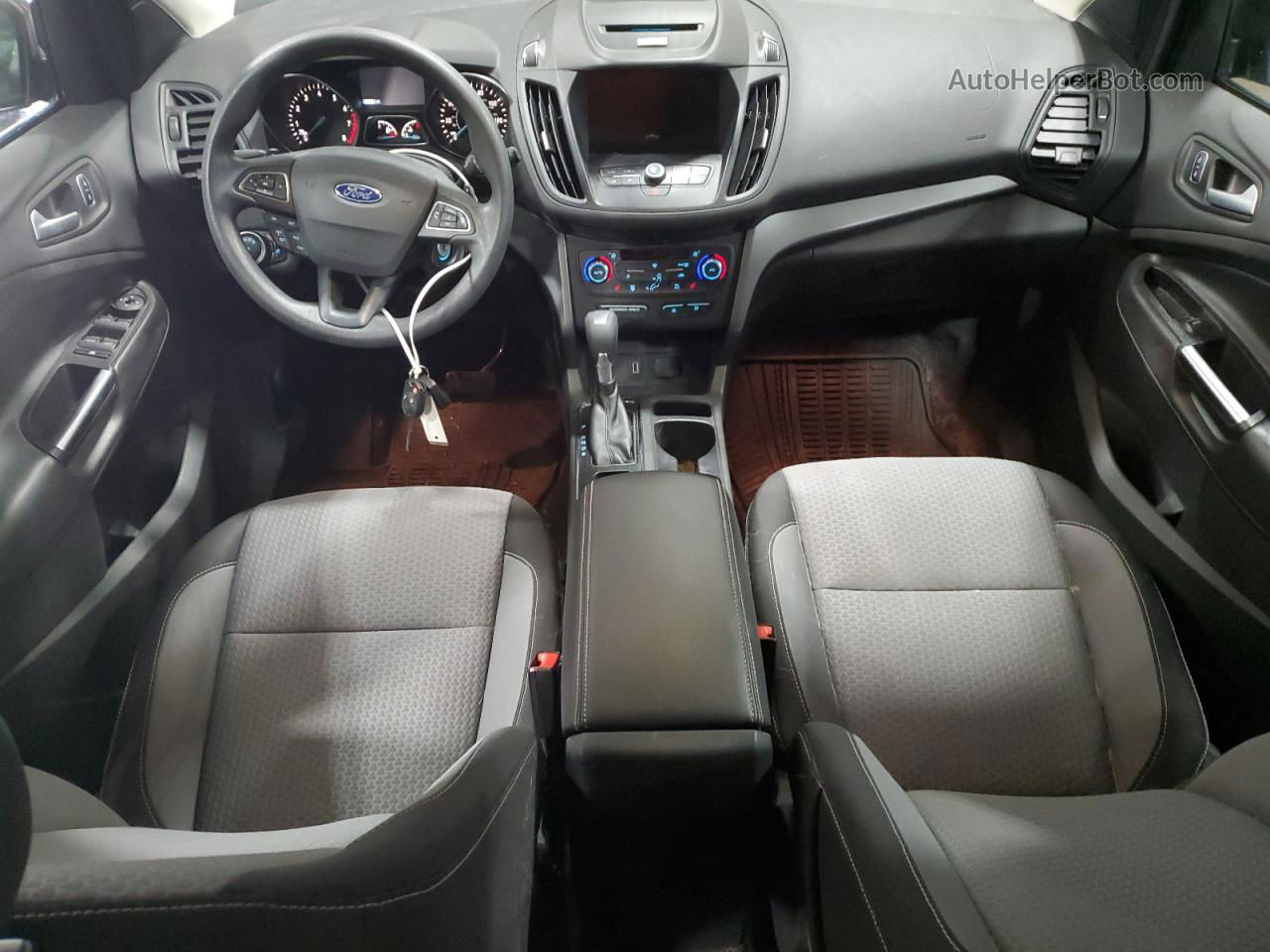 2017 Ford Escape Se Черный vin: 1FMCU9GD0HUB88078