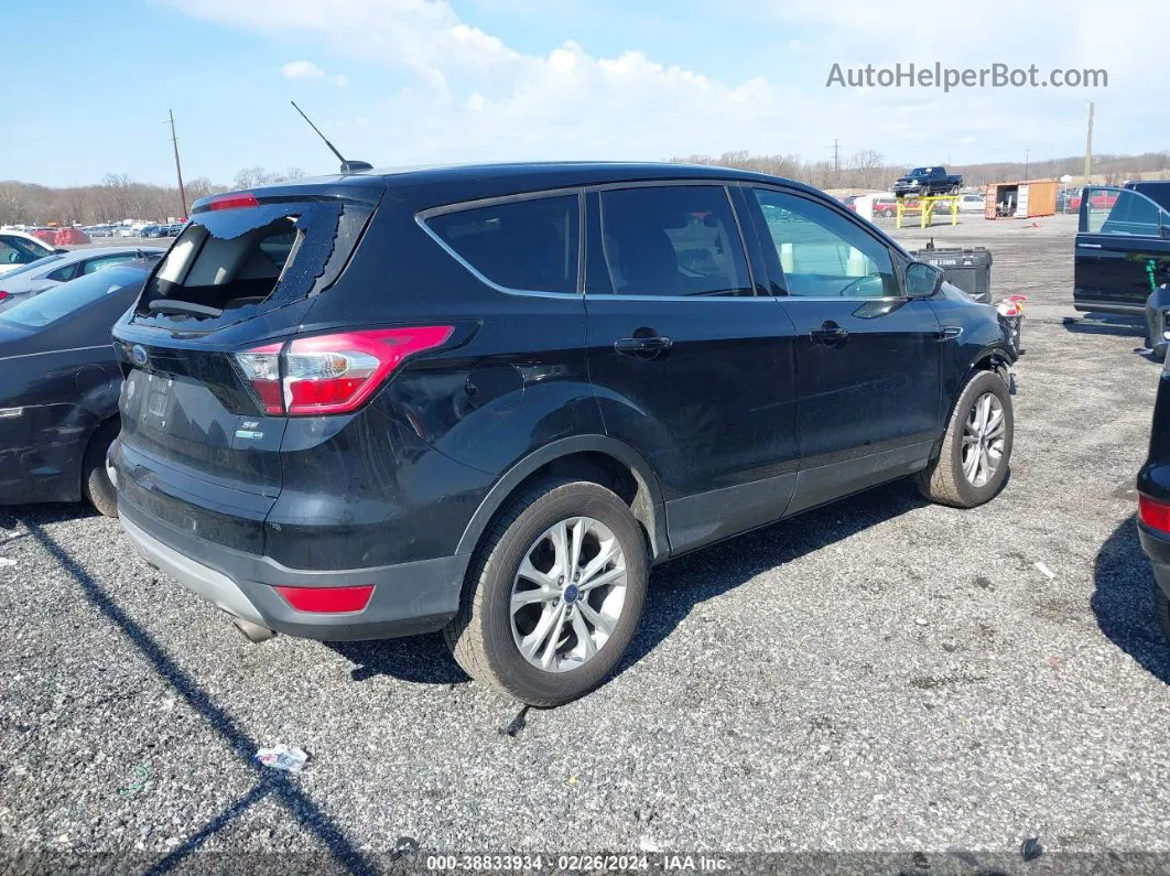 2017 Ford Escape Se Черный vin: 1FMCU9GD0HUD63901