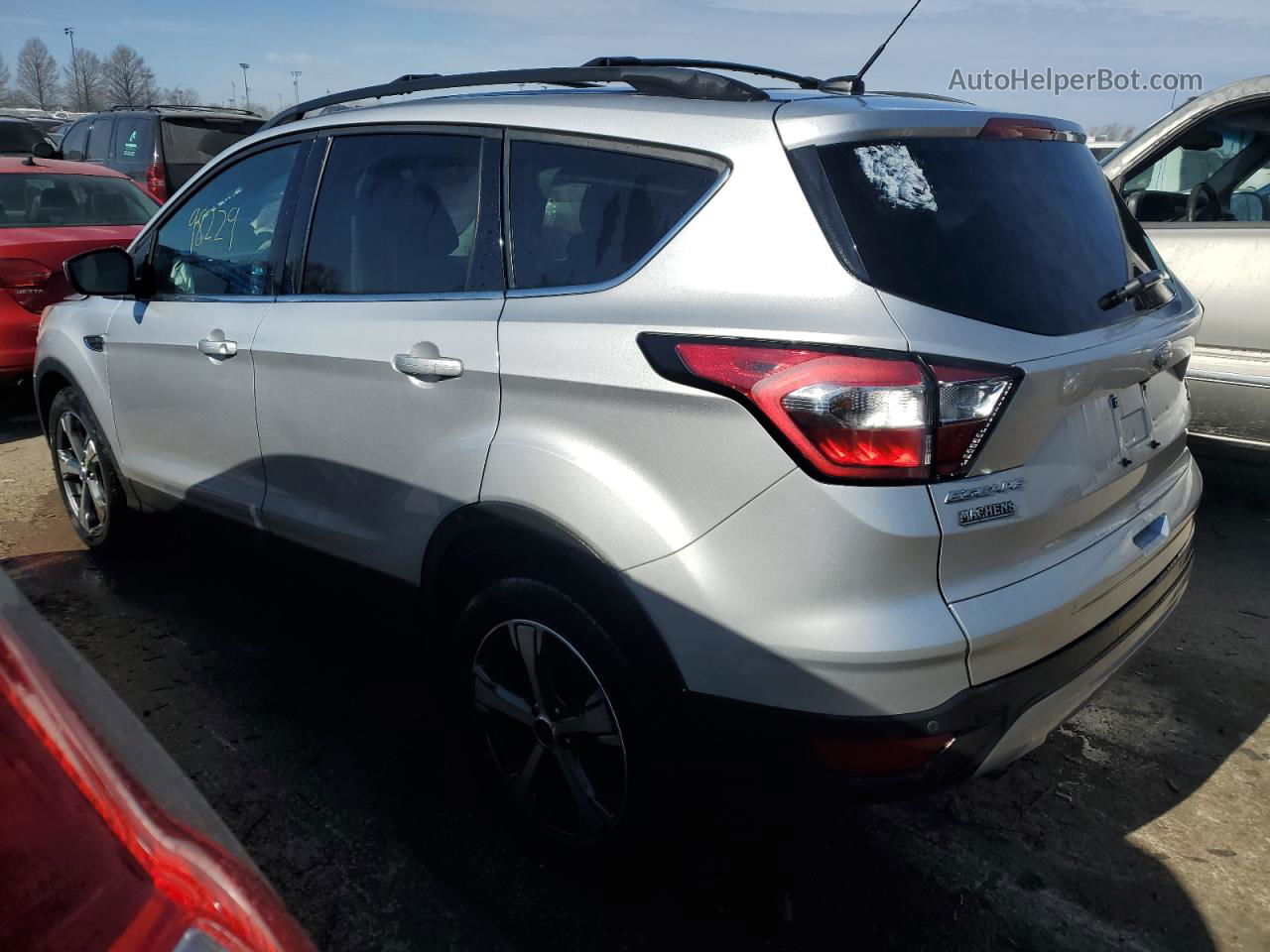 2017 Ford Escape Se Silver vin: 1FMCU9GD0HUD71626