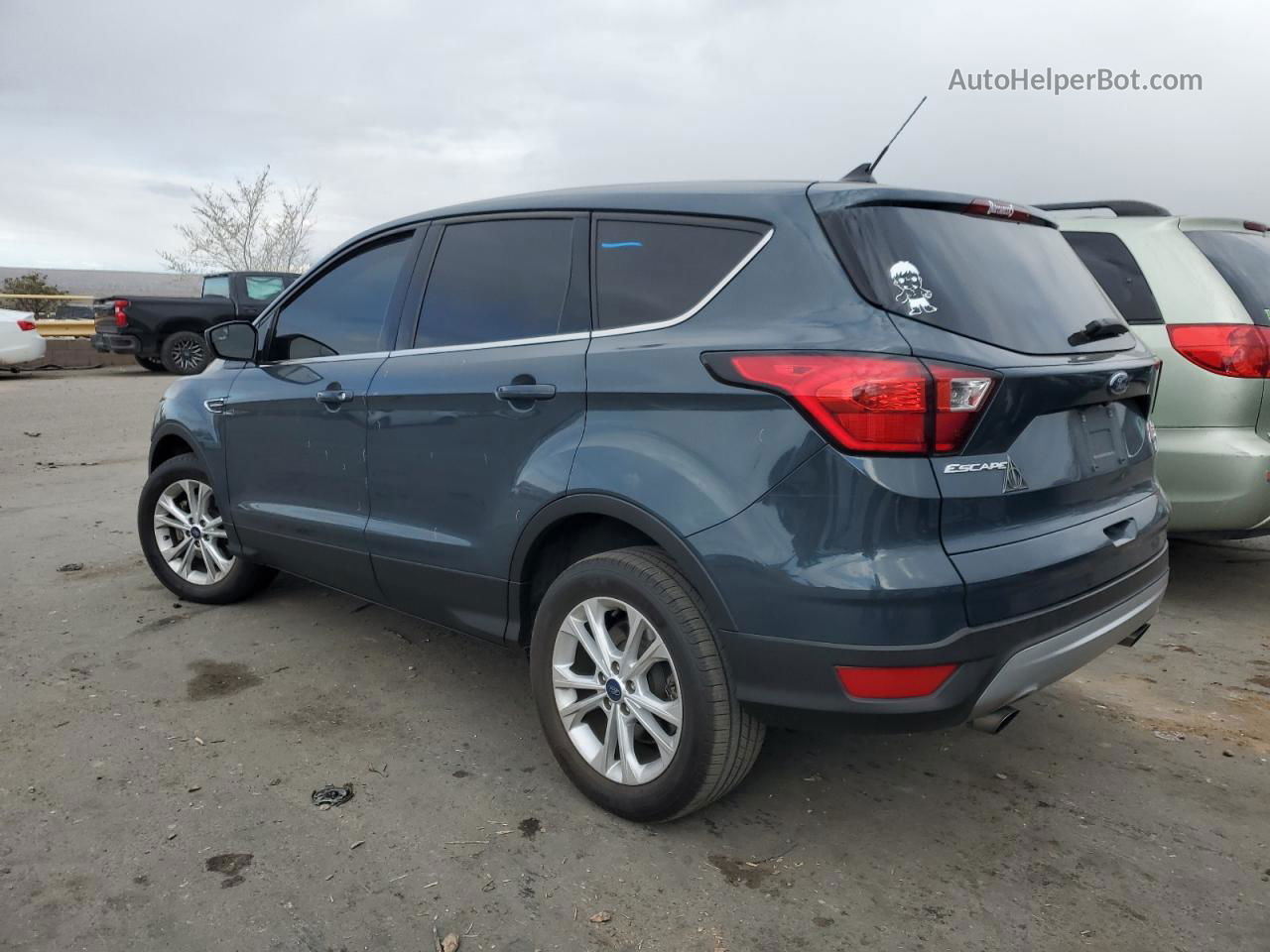 2019 Ford Escape Se Blue vin: 1FMCU9GD0KUA53223