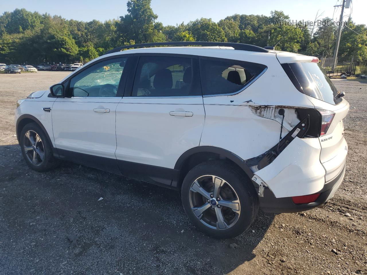 2017 Ford Escape Se White vin: 1FMCU9GD1HUA87843