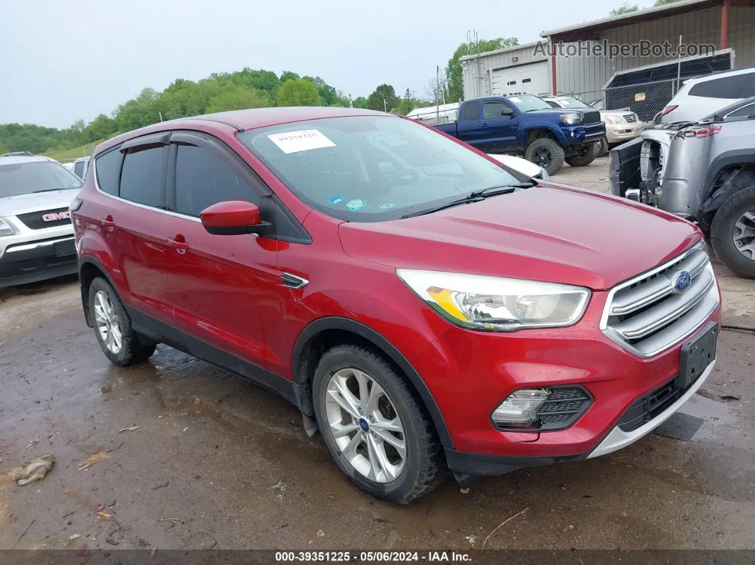 2017 Ford Escape Se Red vin: 1FMCU9GD1HUC62673