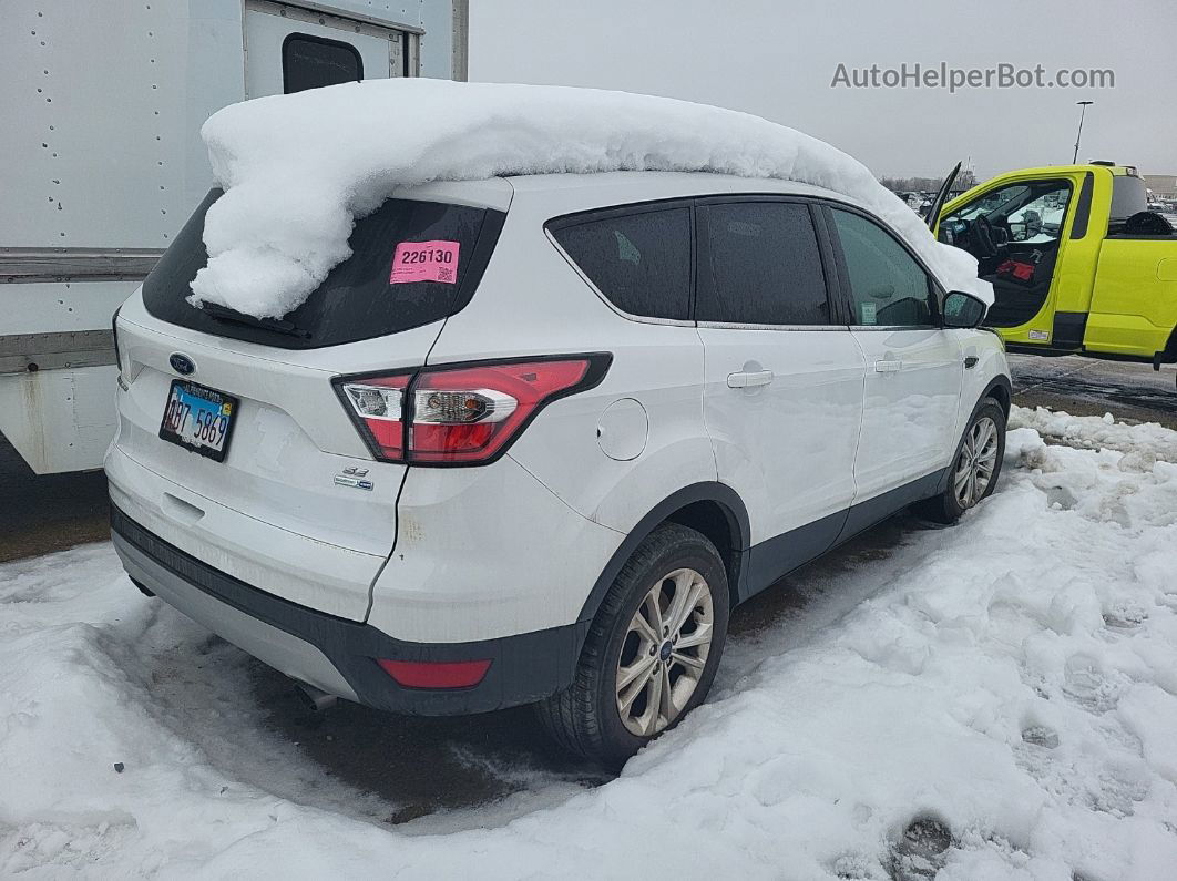 2017 Ford Escape Se White vin: 1FMCU9GD1HUE56023