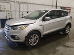 2019 Ford Escape Se Silver vin: 1FMCU9GD1KUA08842