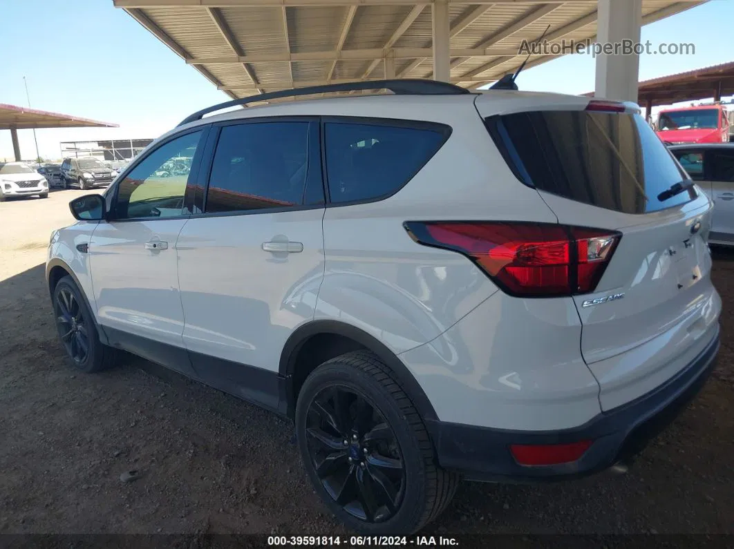 2019 Ford Escape Se White vin: 1FMCU9GD1KUA80785